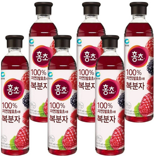 복분자 대상 블루베리 청정원 홍초 900ml x 6개