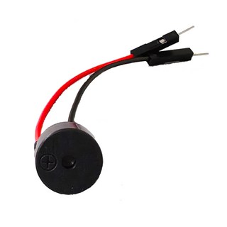 피에조 부저 능동형 점퍼선형 Active Buzzer 3~5V, 1개
