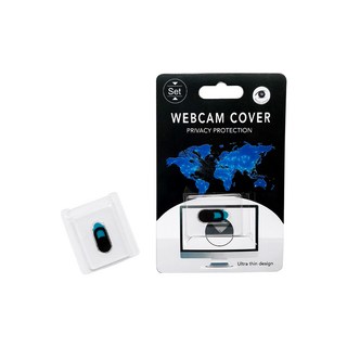 사생활보호 보안 웹캠 커버 노트북 pc 카메라 렌즈 가리개, 20개, 블랙1세트