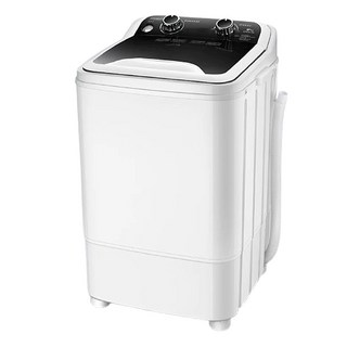 LADUTA 拉布塔 洗衣機 7.5L家用大單桶洗衣機 便攜式洗衣機 迷你小型洗衣機 洗甩一體大容量洗衣機, 黑色不銹鋼瀝水籃洗衣機, 黑色, 黑色不銹鋼瀝水籃洗衣機