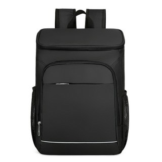 리치모리 피크닉 보온보냉 방수 23L 백팩, 블랙, 1개