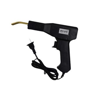 【台灣12H出貨】銅管槍頭設計焊槍 3秒速熱 安全不燙手 六合一 植釘 熱抹平熱切割 破洞修復錫釬焊 多場景適用, 1個, 黑色-透明盒裝