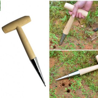 한손 식재봉 파종기 모종 마늘 쪽파 씨앗 구근 심기 이식 볍씨, 1개