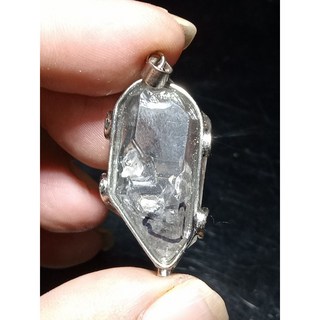 《晶棋》閃靈鑽水膽水晶原礦隨型吊墜項鍊 0102-B