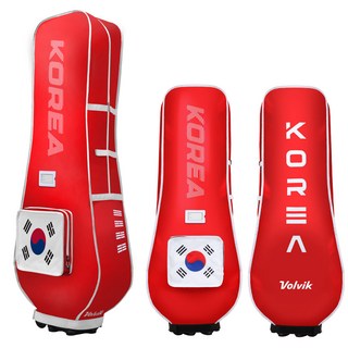 볼빅 항공커버 국가대표 코리아 에디션 골프 트래블커버 항공백, 레드