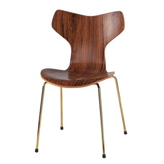카페 프리츠한센 의자 세븐 체어 우드 원목 업소용 상품, I. 바스툴 월넛+크롬다리, 1개