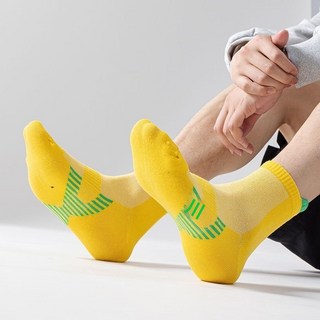 襪子100抗菌運動跑步中筒夏季透氣網眼純棉防臭青年吸汗男籃球襪