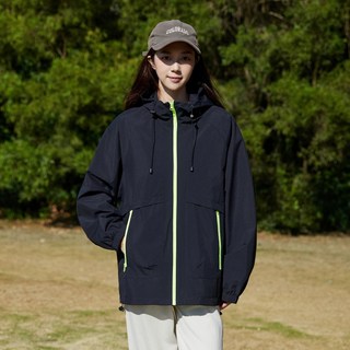 戶外運動休閑沖鋒衣男外套 連帽夾克 防水防風登山服