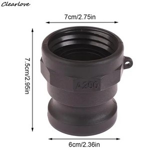 하이 퀄리티 두꺼운 IBC 물 탱크 어댑터 밸브 커넥터 A200 플라스틱 캠록 조합, B, 1개