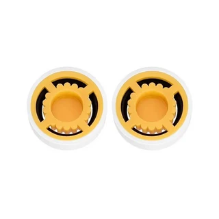 수도꼭지 유량 조절 플라스틱 샤워 헤드 제한기 감소기 에어레이터 핸드헬드, 04 yellow-