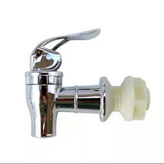 不鏽鋼水龍頭 梅森瓶/果汁桶專用 304不鏽鋼材質 台灣現貨快速寄出, 1個, ABS塑膠銀色-上下壓出水