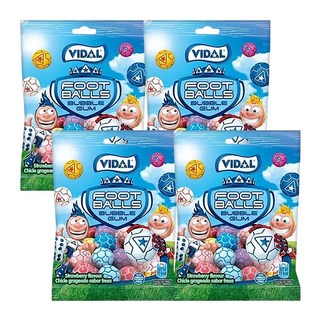 비달 축구공모양 버블껌, 4개, 90g