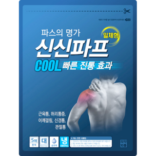 신신제약 신신파프 COOL, 5매, 4개