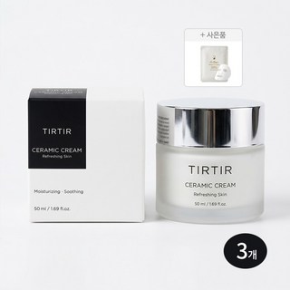 티르티르 도자기 크림 +비타민C 마스크팩 증정, 3개, 50ml