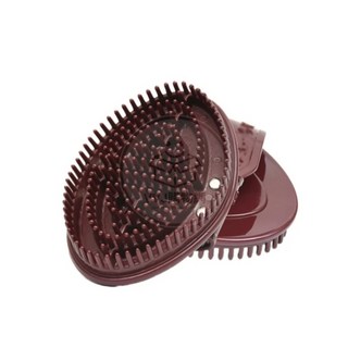 美體刷 按摩刷 經絡刷 日本熱銷美體魔蠍刷 美腿刷 刮痧 熱絡經脈 精油刷 筋络刷 紓壓刷 肌肉放鬆, 咖啡色, 1個, 1