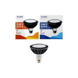 장수램프 LED 할로겐 전구 PAR30 15W, 전구색, 1개