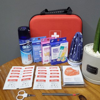 L가정용 응급처치 키트 풀세트 휴대용 구조함 파우치가방, 1개