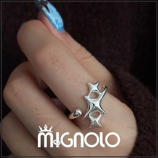 MIGNOLO 環繞流星戒指 百搭戒指 銀戒 韓國戒指 可調式戒指 韓國飾品