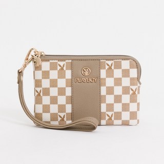 PLAYBOY Bubble Bunny系列 零錢包 卡其色