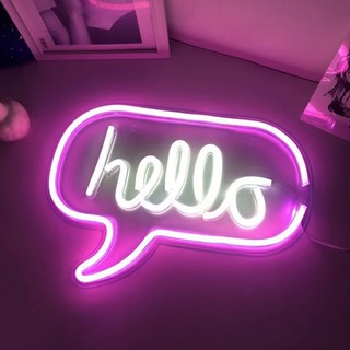 네온 레터링 사인