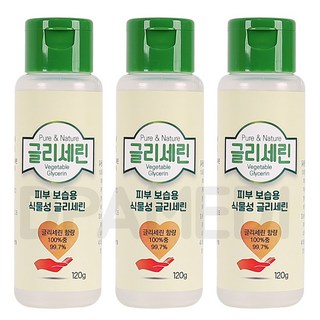 퓨어엔네이쳐 식물성 글리세린 120g, 3개
