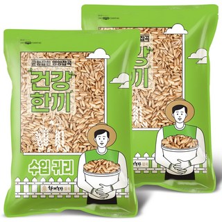 한끼농산 수입 귀리 8kg (4kg+4kg) 슈퍼푸드, 4kg, 2개