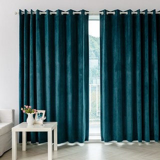 까르데코 벨벳 암막 방한 방풍 겨울 바람막이 거실 특대형커튼 2장