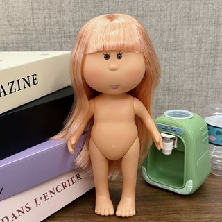 西班牙土豆娃娃素體 mia玩偶套裝 bjd娃娃 女孩玩具 過傢傢 可愛公仔素體 娃娃套裝 搪膠娃娃 換裝娃娃, 1個, 【8款】24公分素體娃娃