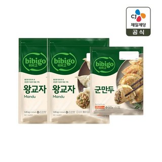 비비고 왕교자 1.05kg x3개+군만두 315g x2개, 1개
