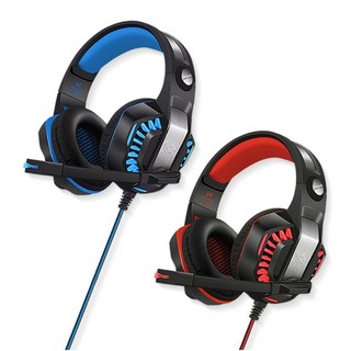 G2000 파이어 레드 게이밍 헤드셋 디자인