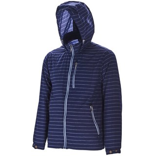 Wildland 荒野 男麻花條輕薄抗UV透氣外套 0A71910-72 深藍色