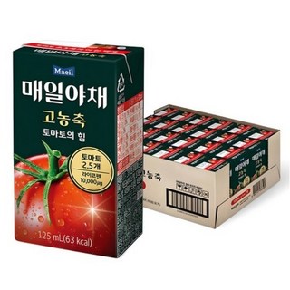 매일야채 고농축 토마토의 힘, 125ml, 240개