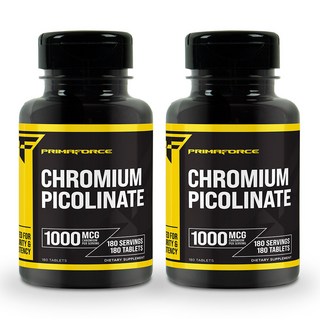 프리마포스 크로뮴 피콜리네이트 1000MCG 180타블렛 2병, 180정, 2개
