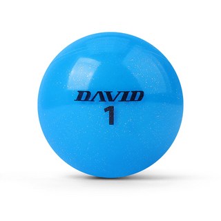 데이비드 프리미엄 3피스 파크골프공 파크볼, 블루, 1개, 1개입