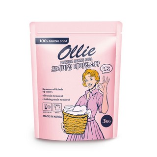올리 프리미엄 베이킹소다 청소 세정 탈취 3kg 대용량 국내제조, 1개