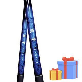 25년형 강원산업 조자룡진격 프리미어 민물낚시대 경질대 카본대, 받침대 블루