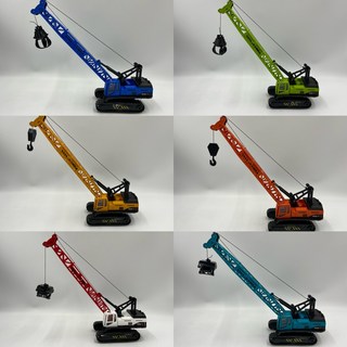 多款工程吊車玩具模型，仿真兒童吊車，多色可選, 吊車(款式隨機出貨), 1個