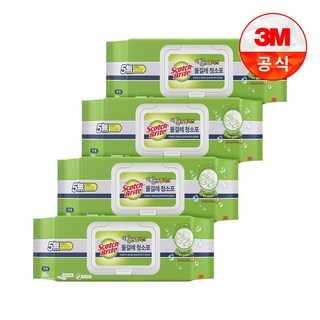 3M 물걸레청소포 대형, 4개