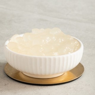 蜜豆子 飲料晶球 零卡晶球 脆波波 黑糖晶球 芒果晶球 草莓晶球 青蘋果 寒天蒟蒻晶球 低卡 水玉, 1個, 2kg晶球原味寒天