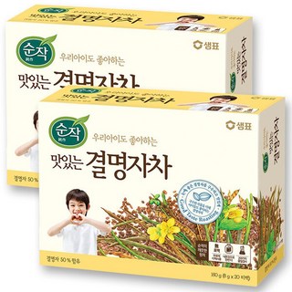 순작 맛있는 결명자차 주전자용 160g(8g20티백) x 2개, 8g, 20개입
