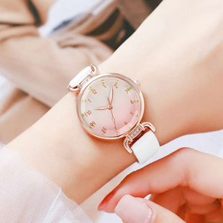 時尚女士鑽石鏡面手錶 輕奢韓版 女友禮物