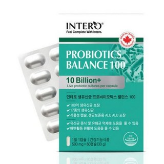 인테로 생유산균 프로바이오틱스 밸런스100, 30g, 1개