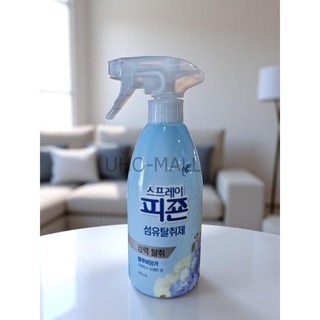 피죤 섬유탈취제 강력탈취 스프레이 490ml 1개입 블루비앙카