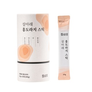 설아래 홍도라지스틱, 15g, 1개, 20개입