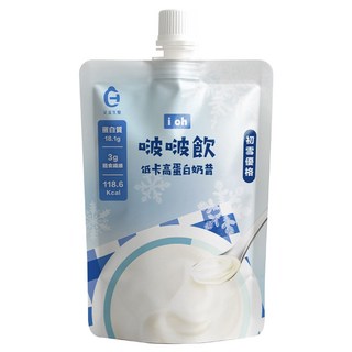 i oh 啵啵飲 初雪優格 低卡高蛋白 方便即飲 健康代餐, 1個, 1份