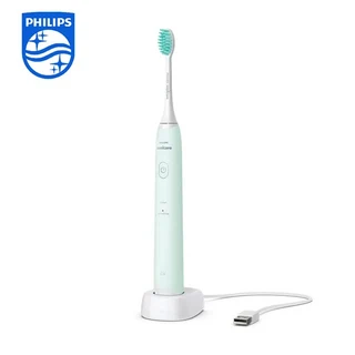 필립스 Sonicare HX2421 전동 칫솔 두 가지 모드 치아 부드러운 딥 클리닝 구강 관리 껌, 09 HX242103