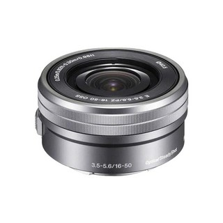 소니호환 16 50 렌즈 E PZ 16 50mm F3.5 5.6 OSS 렌즈 소니호환 NEX 5N 5R 5T A5000 A5100 A6000 A6300 A6400 A6500 카메라, For 소니호환 E mount, 소니호환 E 마운트 APS C, Used silver, 1개