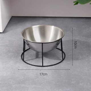 寵物不鏽鋼碗，加大加厚，防打翻，狗狗食盆，貓碗, 1個, 1L不銹鋼狗碗【黑色】（小號）