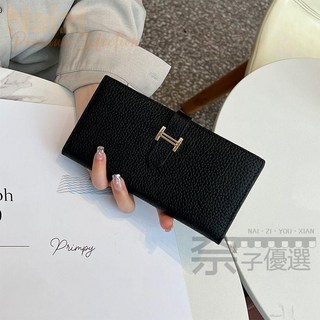 真皮軟皮錢包女士長款多功能2025新款折疊簡約精緻高檔放手機包錢夾長款長夾正品錢包女手拿包多卡位長皮夾