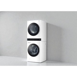 LG전자 트롬 워시타워 W20WD 세탁기 24kg + 건조기 20kg 방문설치, 릴리 화이트
